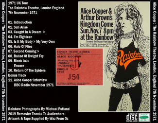 Back Cover Artwork