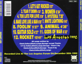 Back Cover Artwork
