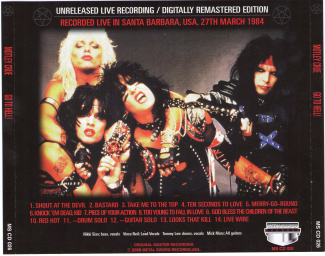 Back Cover Artwork