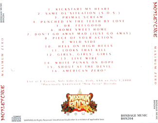Back Cover Artwork