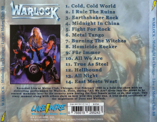 Back Cover Artwork